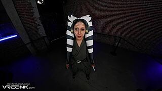 AHSAKA BLOWS AND RIDES ANAKIN'S HUGE COCK IN VR COSPLAY!
