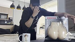 testing a real sex doll backstage in liberdade sp