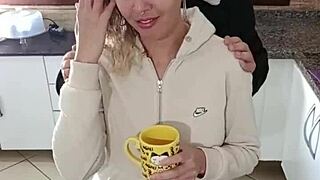 my stepfather loves surprising me, always licking my ass when i least expect, dang it!