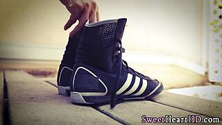 Teen Lesbian Licks Mature Woman's Pussy