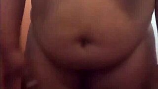 Chubby Brazilian girl with big ass undresses and shows her butt 😍