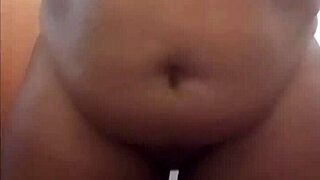 Chubby Brazilian girl with big ass undresses and shows her butt 😍