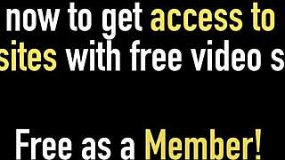 jelene jensen boldly shoves huge glass dildo into her big pussy