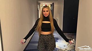 Perfect Petite Teen Twerks Hard on 13-Inch Black Cock POV