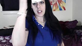 Latina Goddess Punishes Nerd in Striptease Card Game!