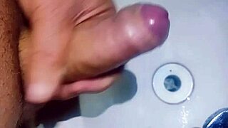 hidden guy in bathroom sink jerking off secretly