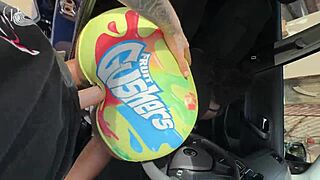 Ebony Woman at Car Wash Encounter