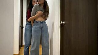 Hot Colombian Lesbians in Intense Fetish Sex