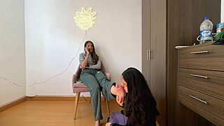 Hot Colombian Lesbians in Intense Fetish Sex