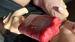 Sloppy deepthroat and risky elevator blowjob after daring public flashing with a wild footjob twist