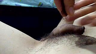Amateur Girl Shaves Her Hairy Pussy In Solo Session