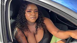 Ebony Woman at Car Wash Encounter