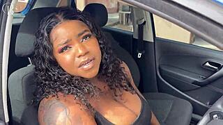 Ebony Woman at Car Wash Encounter