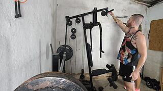 my personal trainer gave me an intense workout session