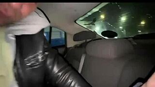 fucked latina milf big ass in public uber cumshot