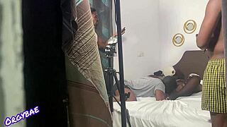Intense behind the scenes milf masturbation and shaved pussy play in homemade porn shoot series