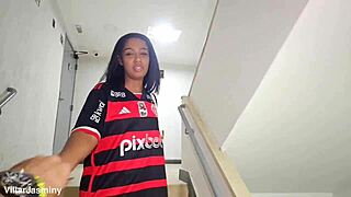 Naughty neighbor took me to his app for rough fun