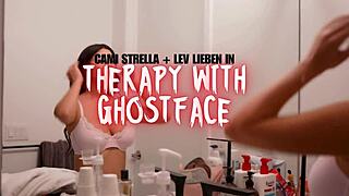 sad guy finds relief with busty latina cami strella in crazy cosplay roleplay, shaking ass and spitting during missionary