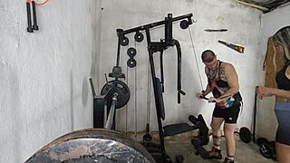 my personal trainer gave me an intense workout session