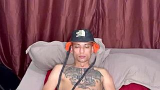 Thiago Kelton passionately fucks a silicone ass in the bedroom.