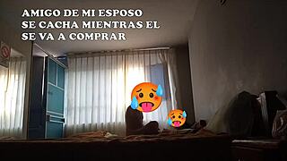 friend joins wife in bed while husband trains