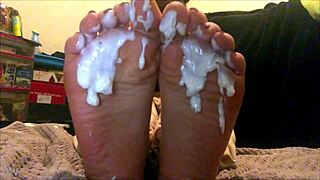 Want to Worship My Creamed Feet?