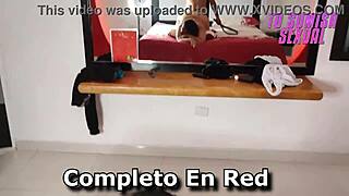 Damn! My stepdaughter gets hard spanks with a belt for being naughty