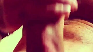 I'm warming up my big cock alone before she gets home.