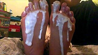 Want to Worship My Creamed Feet?