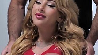 Kitana Montana, Blonde Fetish Milf, Teases In Latex Uniform Before Getting Fucked