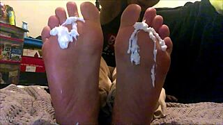 Want to Worship My Creamed Feet?