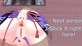 Inazuma vision bearer enjoys anal sex at festival