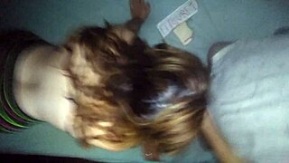 She Sucks My Cock With Her Beautiful Mouth And We Have Doggy Sex In Her Bikini And Skirt!