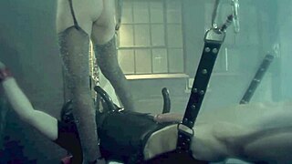 Female Dominatrix Emotionally Binds In BDSM Bondage