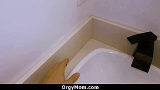 Step Son Finds Stepmom Dressed as Sexy Bunny Looking Sad