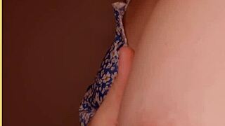 Hot Milf Licks Own Nipples in Steamy Clip