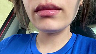 hey, check this latina spitting in my mouth like crazy... it's wild, ya know...