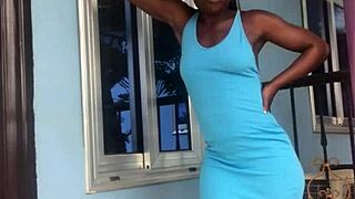 Crazybitch twerks hard on the balcony, showing off her wild moves for everyone