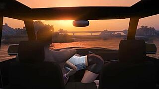 Franklin scores a hooker in GTA 5 action.