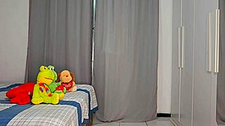 Father-In-Law Hides To See New Stepdaughter Naked! Big Cock Worship.