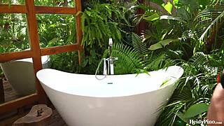 Hey, check out Heidy Pino, that erotic Colombian princess in the shower! 💦🌟