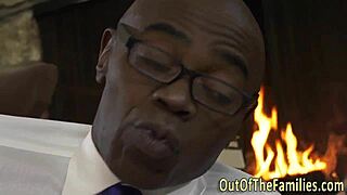 Stepdaughter gobbles BBC and gets banged 😍