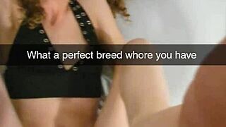 Cheating whore wife drilled hard on Snapchat, damn it!