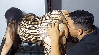 Fucking His Hot Wife In Sexy Lingerie