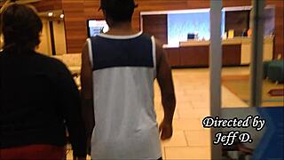 Damn! Busted Fucking Hard in Hotel Cafeteria!