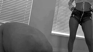 Goddess Platinum Dominates With Intense Ball Kicking In Femdom Compilation