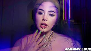 Goth Girlfriend Nika Venom Takes Johnny Love