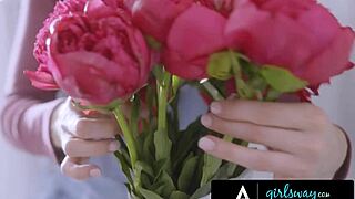 Siri dahl, the photographer, enjoys romantic sex with the florist after her model bails