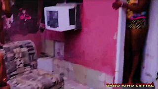 slim saida bob handles two big cocks in ghetto close-up