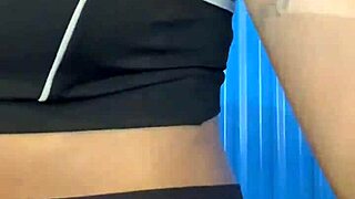 Hot Babe Orgasms In Crowded Bathroom After Workout